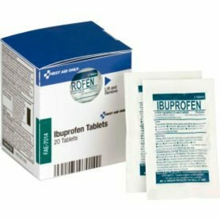 ACME UNITED First Aid Only FAE-7014 SmartCompliance Refill Ibuprofen, 2 Tablets/Packet, 10 Packets/Box FAE-7014